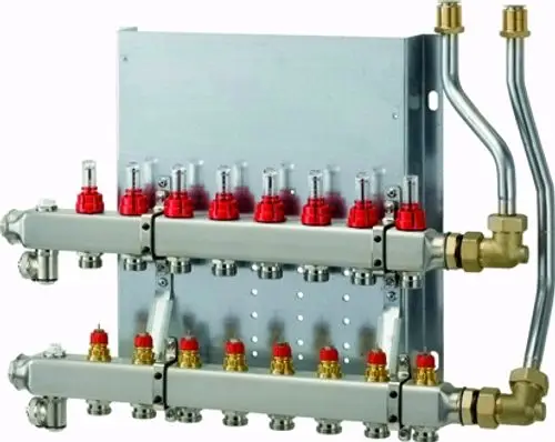 Wolf-Heizkreisverteiler-manuell-CUC-B-10-Heizkreise-mit-Durchflussmesser-2072439 gallery number 1